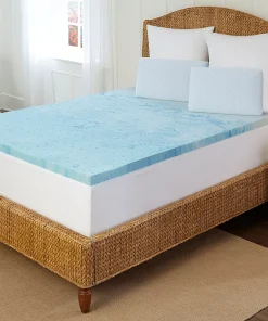 Arctic Sleep By Pure Rest 2-inch Marbleized Gel Memory Foam Mattress Topper