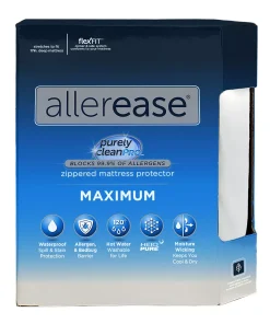 Allerease Maximum Bedbug & Allergy Protection Mattress Protector