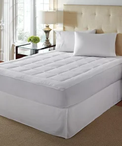 Hotel Laundry Over-Filled Microplush Mattress Pad