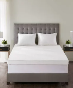 Sleep Philosophy 4-Inch Memory Foam Mattress Topper