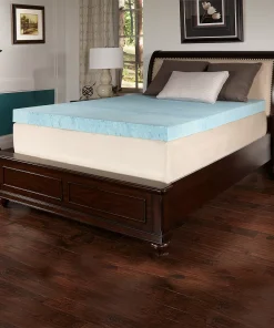 ComforPedic From Beautyrest 4-inch Comfort Choice Gel Flat Firm Mattress Topper