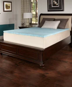 ComforPedic From Beautyrest 2-inch Comfort Choice Gel Flat Soft Mattress Topper