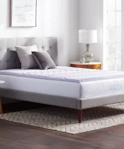 Lucid Dream Collection 2-in. Zoned Lavender Memory Foam Mattress Topper
