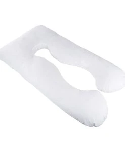 LHC 7-in-1 Full Body Pillow With Removable Cover & Comfortable U-Shape