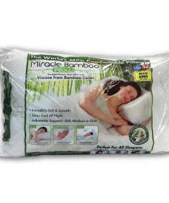 Unbranded Miracle Bamboo 3-in-1 Pillow - Made With Viscose From Bamboo