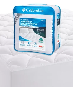 Columbia Waterproof Down-Alternative Mattress Pad