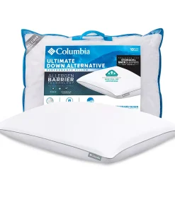 Columbia Down-Alternative Allergen Barrier Back Sleeper Pillow
