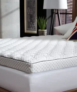 Behrens Kensington Manor By Behrens 3-in. Charcoal Infused Memory Foam Supreme Mattress Topper