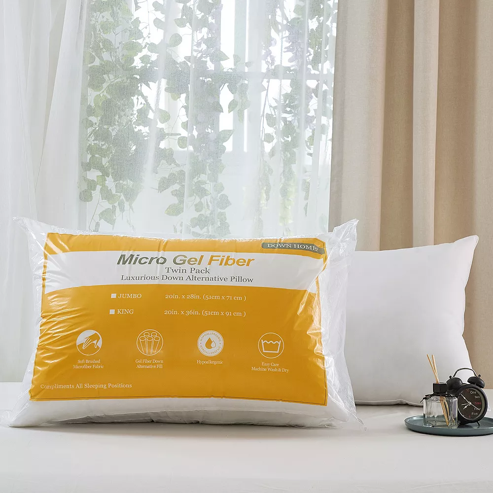 Down Home Microgel Down Alternative Pillow - Image 2