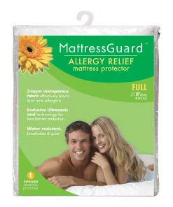 Fresh Ideas Mattress Guard Allergy Relief Zippered Mattress Protector