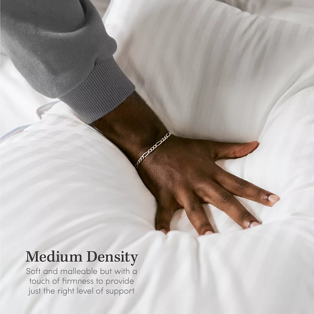 ELuxury Medium Density Pillow 2-Pack - Image 3