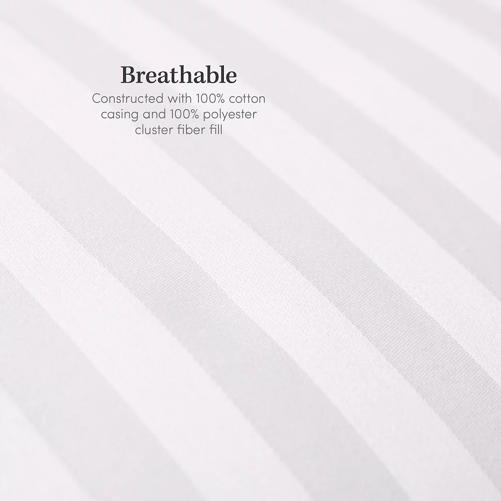 ELuxury Medium Density Pillow 2-Pack - Image 4