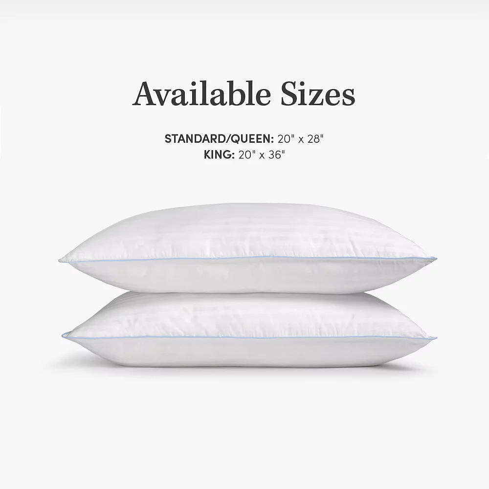 ELuxury Medium Density Pillow 2-Pack - Image 5