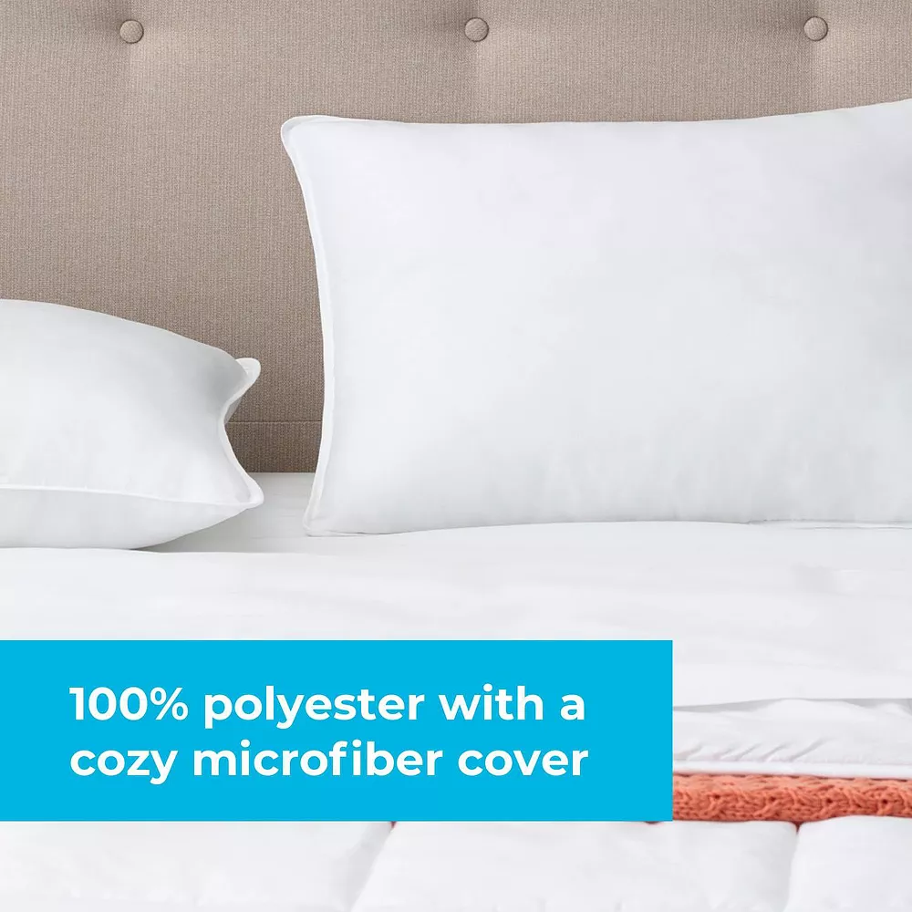 Linenspa Signature Two-Pack Plush Bed Pillow - Image 4