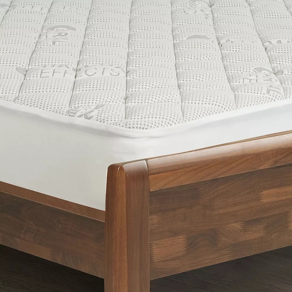 All In One All-In-One Cooling Charcoal Effects Odor Control & Cooling Fitted Mattress Pad - Image 5