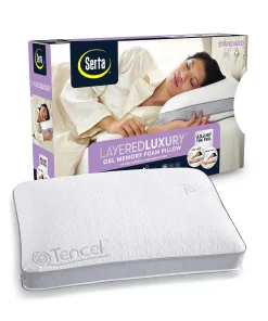 Serta® Layered Luxury Gel Memory Foam Pillow