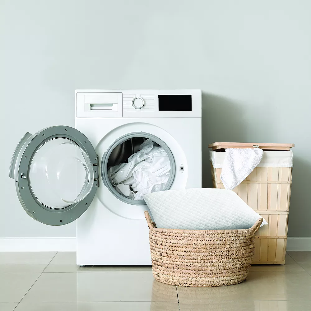 Serta Washable Micro Cushion Pillow With Gel Memory Foam - Image 4