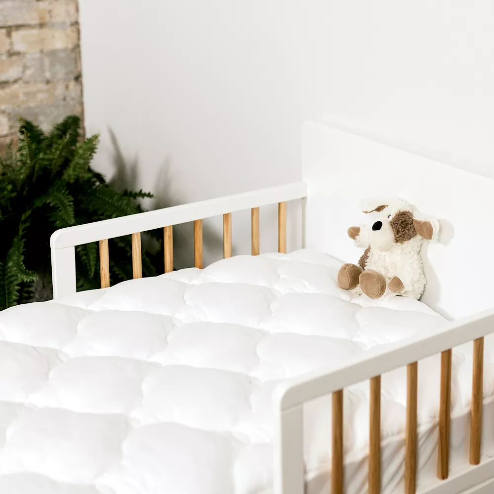 ELuxury Plush Crib/Toddler Mattress Pad - Image 6