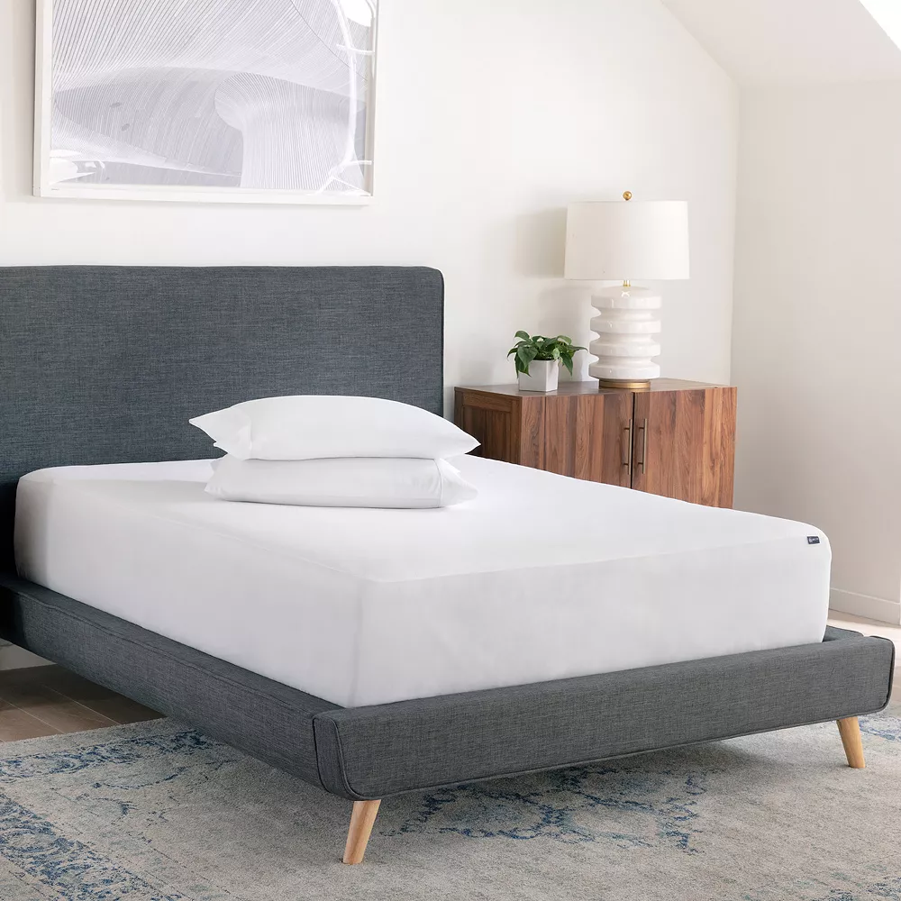 Serta Arctic 5x Cooling Waterproof Mattress Protector Powered By REACTEX - Image 2