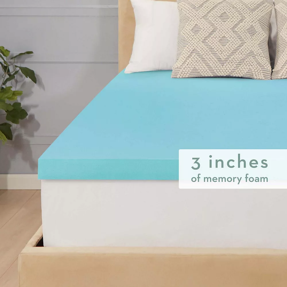 Ecossentials 3" Memory Foam Mattress Topper - Image 4