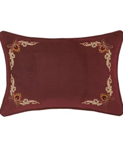 Royal Court Montecito Red Boudoir Decorative Throw Pillow