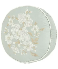 Royal Court Spring Garden Spa Round Decorative Throw Pillow