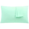 PiccoCasa 1800 Microfiber Breathable Zippered Pillowcases Set Of 2 Standard(20"x26")