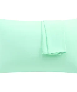 PiccoCasa 1800 Microfiber Breathable Zippered Pillowcases Set Of 2 Standard(20"x26")