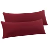PiccoCasa Set Of 2 Body Pillow Cover Envelope Closure Microfiber Body(20"x54")