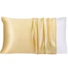 PiccoCasa 22 Momme Silk Pillowcase For Hair And Skin Travel(20"x14")