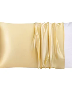 PiccoCasa 22 Momme Silk Pillowcase For Hair And Skin Travel(20"x14")