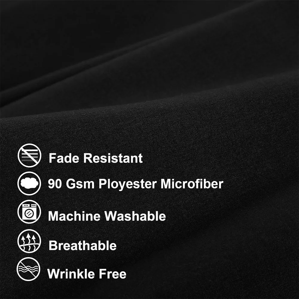 PiccoCasa 2pcs Bolster Soft 1800 Microfiber Support Cushion Body Pillow Covers Body(20"x48") - Image 4