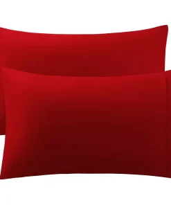 PiccoCasa Egyptian Cotton Pillow Cases Envelope Standard(20"x26")