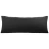 PiccoCasa Brushed Body Pillowcases With Roll Rim Zipper Closure Body(20"x48")