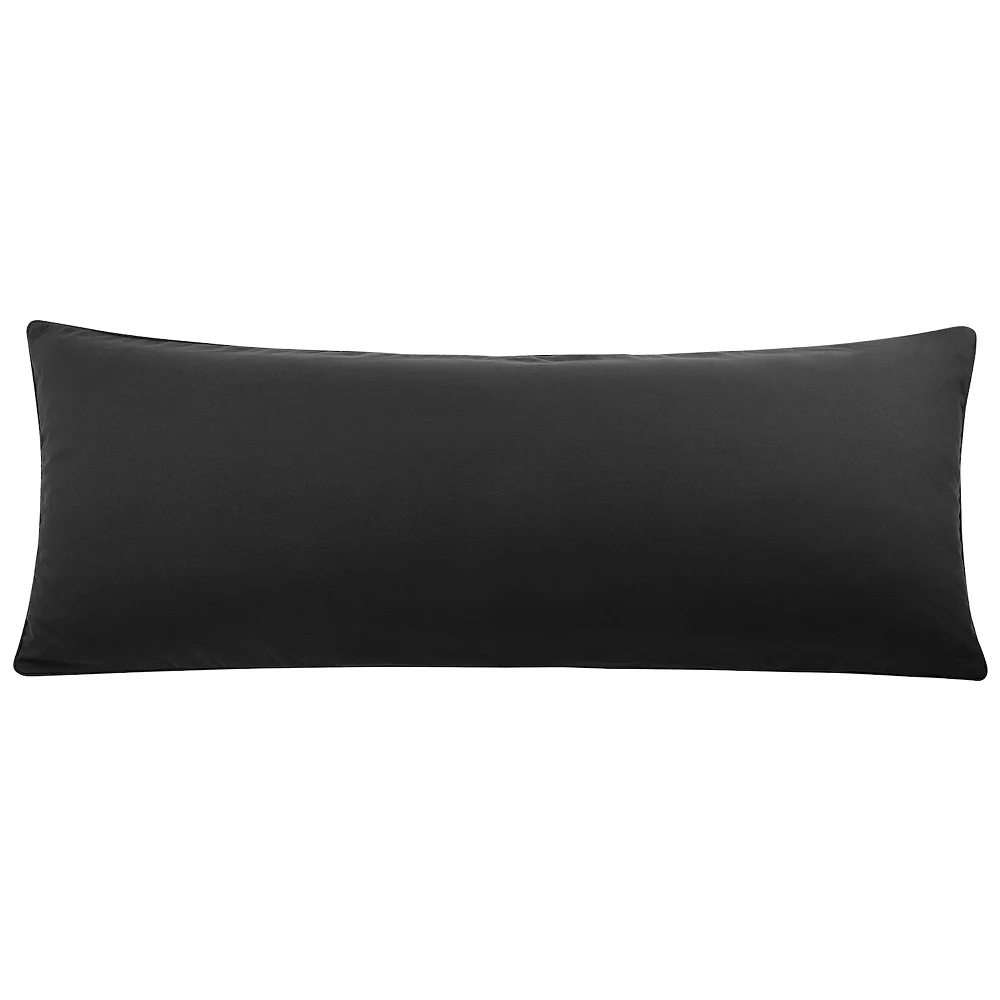PiccoCasa Brushed Body Pillowcases With Roll Rim Zipper Closure Body(20"x48")