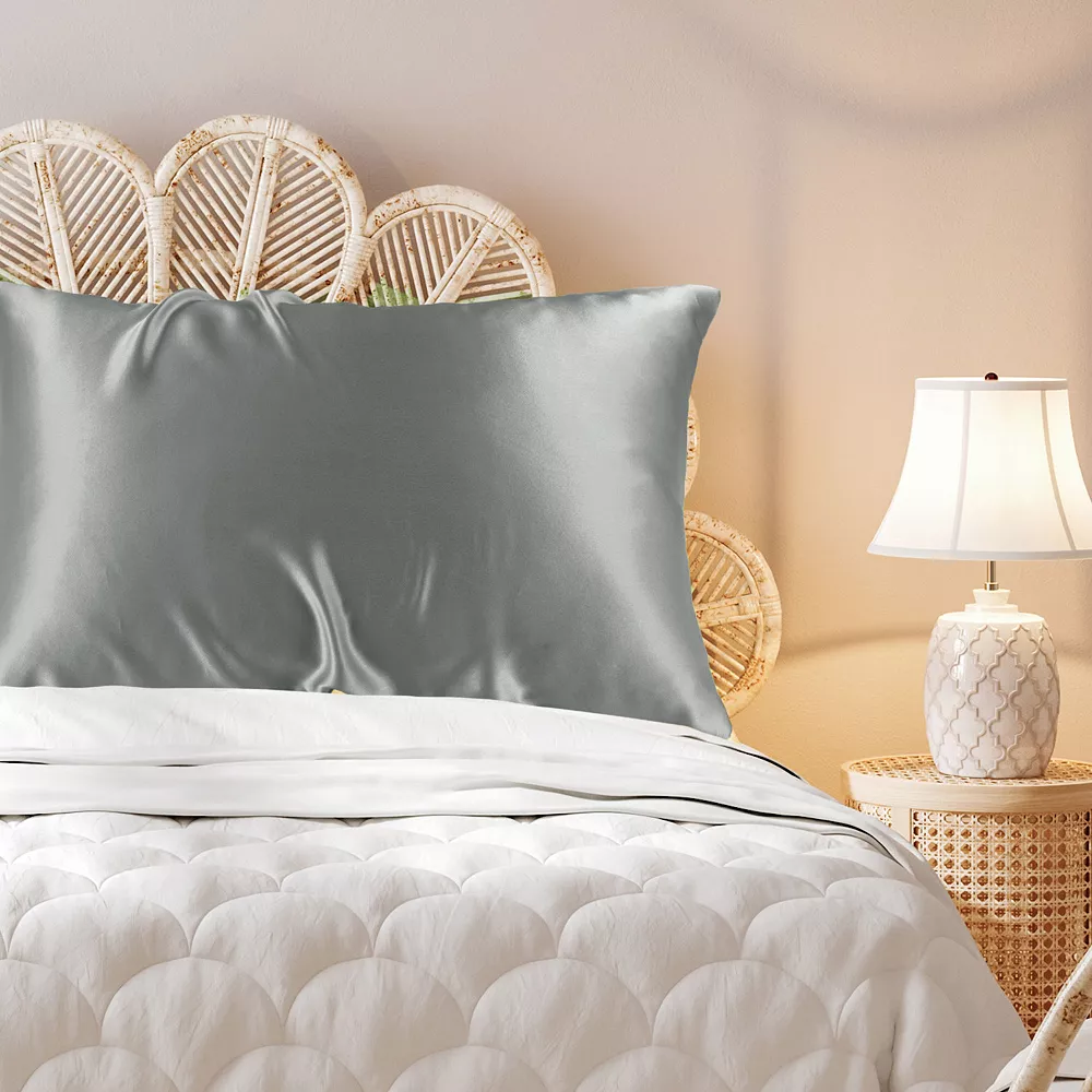 PiccoCasa 100% Silk Soft Breathable Pillow Case Covers For Hair And Skin Standard(20"x26") - Image 2