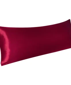 PiccoCasa 1Pc Satin Soft Body Pillow Cover With Envelop Body(20"x54")
