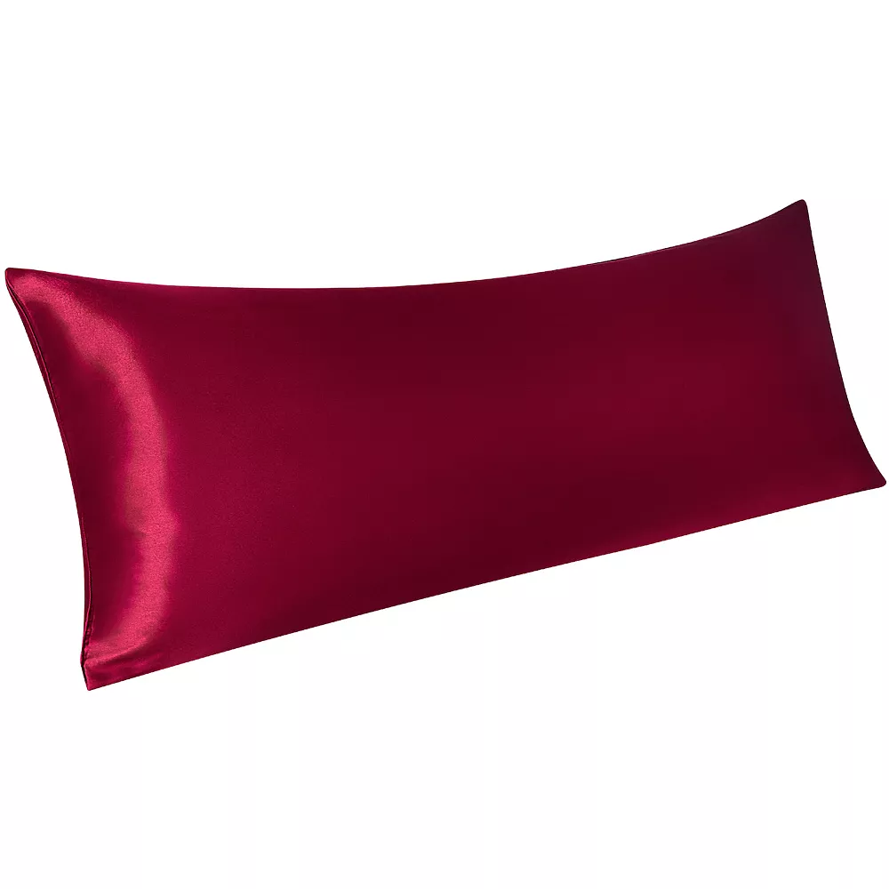 PiccoCasa 1Pc Satin Soft Body Pillow Cover With Envelop Body(20"x54")