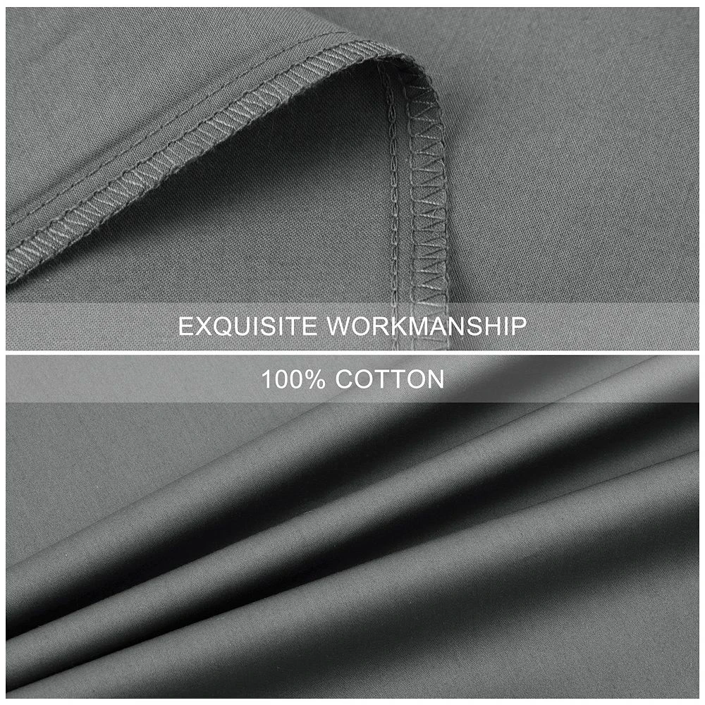 PiccoCasa 100% Cotton Body Pillowcases 1Pcs Soft With Envelope Closure Body 20"x54" - Image 3