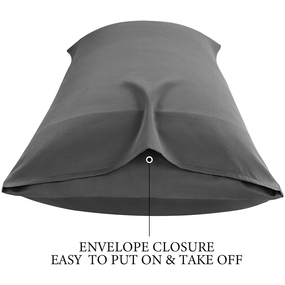 PiccoCasa 100% Cotton Body Pillowcases 1Pcs Soft With Envelope Closure Body 20"x54" - Image 4