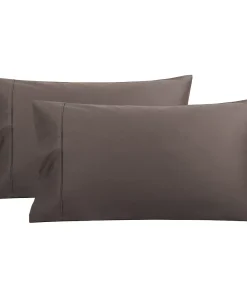 PiccoCasa Pillowcase Set Of 2 Soft Cotton With Envelope King 20" X 36"