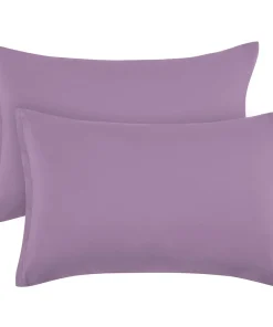 PiccoCasa Soft Microfiber Zippered Pillowcase Set Of 2 Standard 20" X 26"