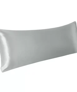 PiccoCasa 1Pc Satin Soft Body Pillow Cover With Envelop Body 20"x54"