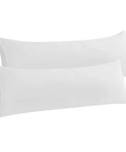 PiccoCasa Set Of 2 Body Pillow Cover Envelope Closure Microfiber Body 20"x54"