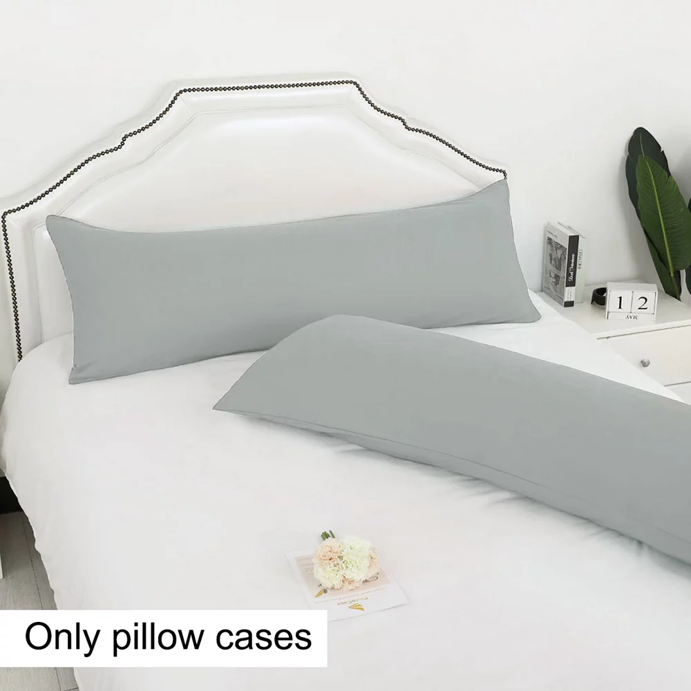 PiccoCasa 2 Packs 110 Gsm Brushed Microfiber Pillowcases With Envelope Closure Body 20" X 72" - Image 4