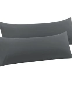 PiccoCasa 2 Packs 110 Gsm Brushed Microfiber Pillowcases With Envelope Closure Body 20" X 72"