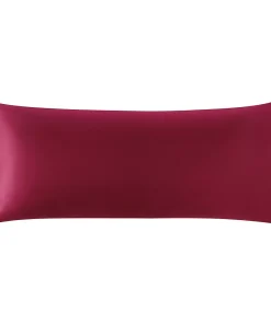 PiccoCasa 1 PC Satin Body Pillowcases Soft With Zipper Closure Body 20" X 48"