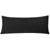 PiccoCasa Microfiber Body Pillowcases With Embroidery Zipper Closure 20" X 48"