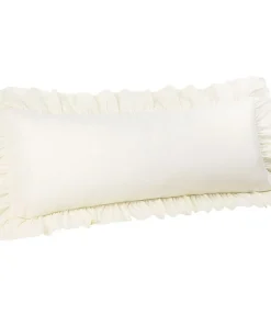 PiccoCasa Microfiber Ruffle Body Pillowcases 1 Pcs Envelope Closure 20" X 54"