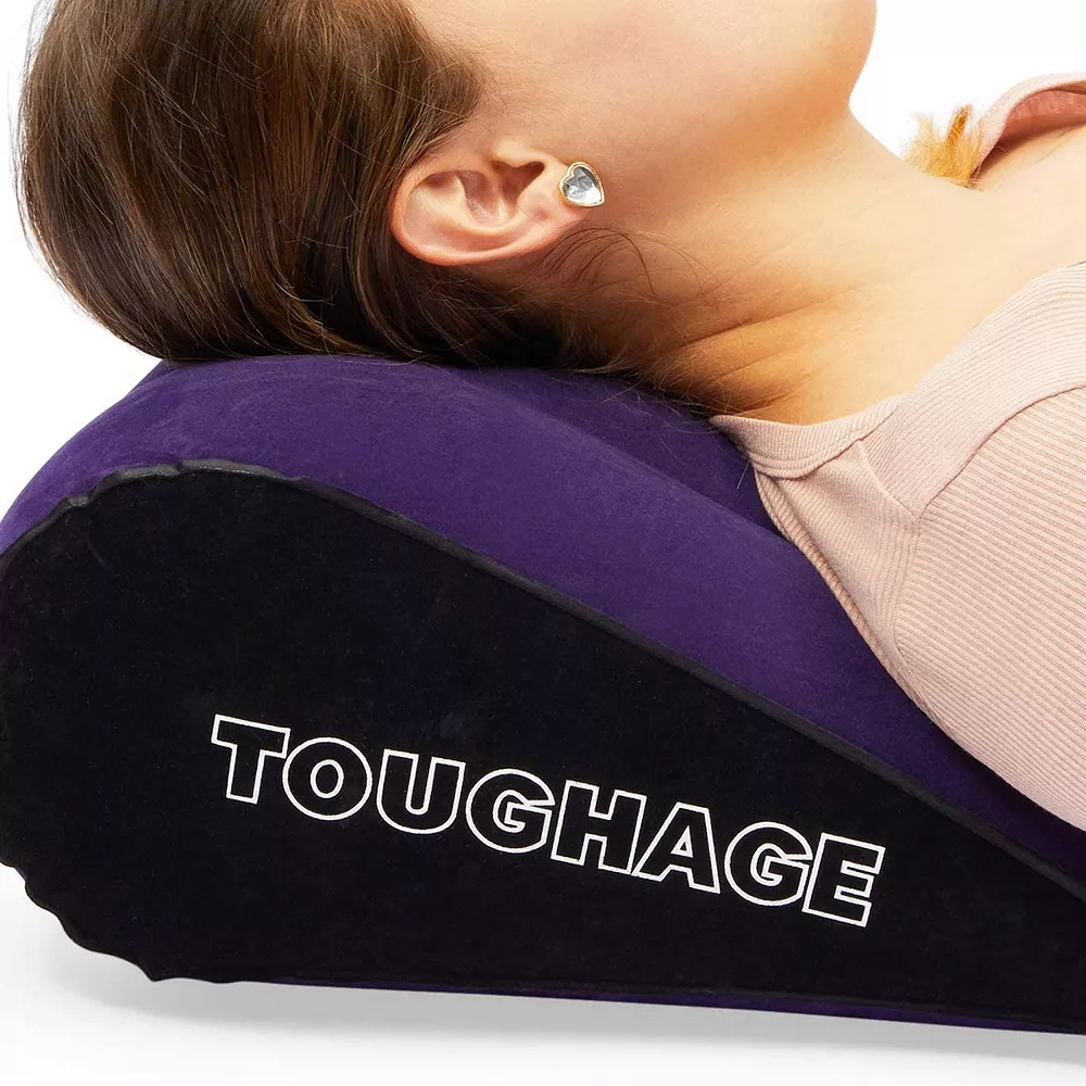 Okuna Outpost Inflatable Lumbar Pillow For Back, Triangle Wedge For Sleeping (17 X 14 X 7.5) - Image 4